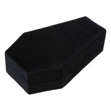 Portable Coffin Shape Jewelry Box Organizer Display Box Gifts for Girls Women
