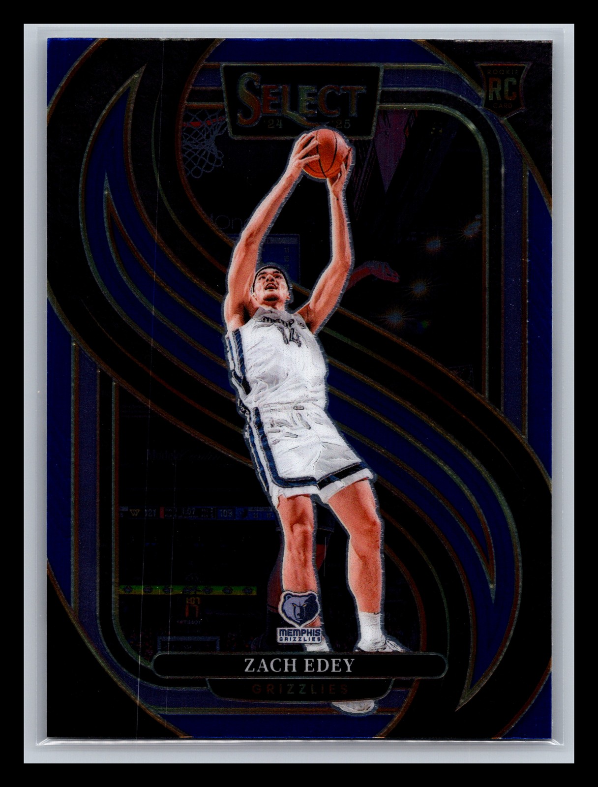 Zach Edey Rookie Memphis Grizzlies 2024-25 Panini Select #192 Blue (Retail)