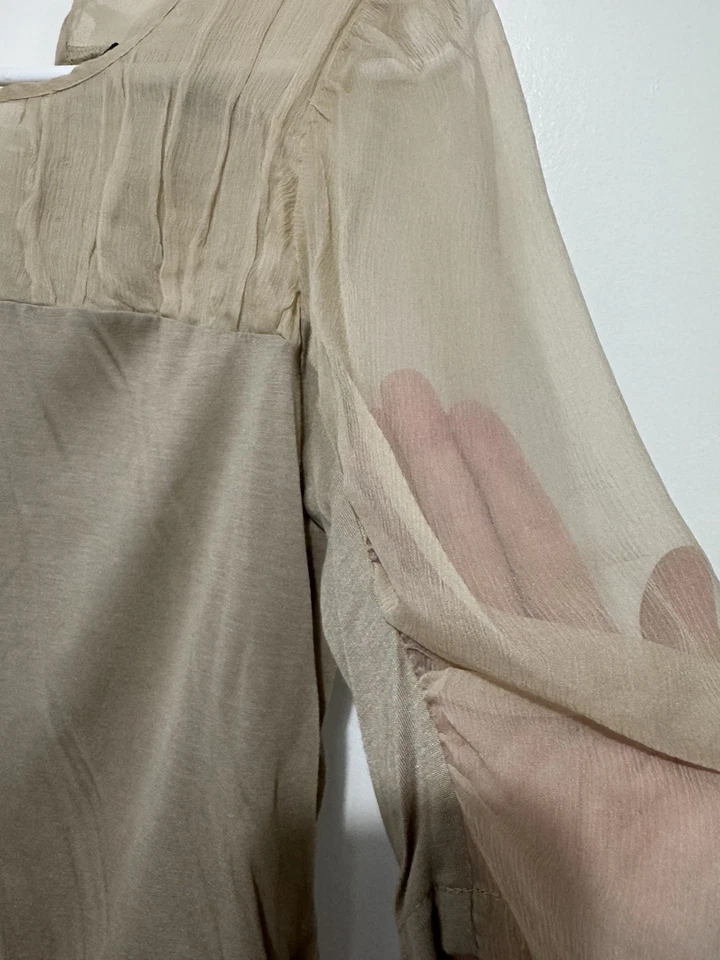 Top transparente Development by Erica Davies beige/taupe XS Foto 3 de 4