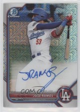 2022 Bowman Mega Box Chrome Mojo Auto Jose Ramos #BMA-JR Auto 0z2o