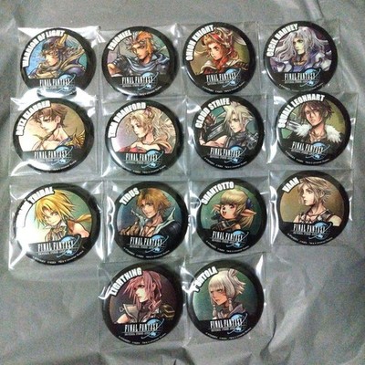 USJ Final Fantasy Pin Badges 14pc Complete Set Collectible Rare Authentic
