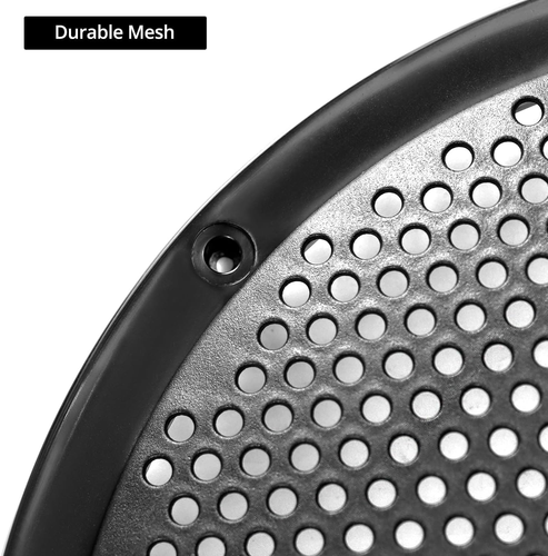 4-Pack 8 Black Plastic Audio Speaker Cover Durable Subwoofer Grill Horn Guard - Picture 4 of 8