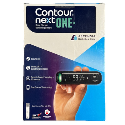 Contour Next One Bluetooth Monitoring System Ascensia Diabetes Care Exp 08/2026