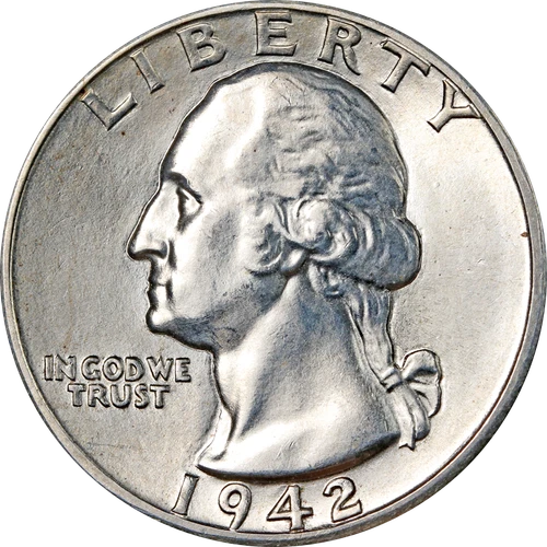 1942-P Washington Quarter
