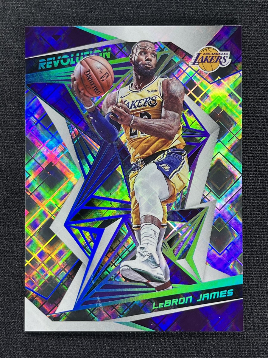 2019-20 Panini Revolution Basketball LeBron James #14 Cosmic Lakers /100