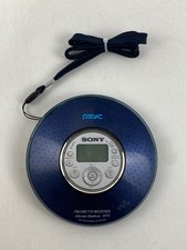 Sony PSYC D-NF420 Atrac3Plus CD MP3 Walkman AM FM TV Weather Radio TESTED WORKS