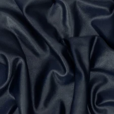 Dark Navy Blue Famous Maker Nylon Spandex Satin Tricot Knit Fabric