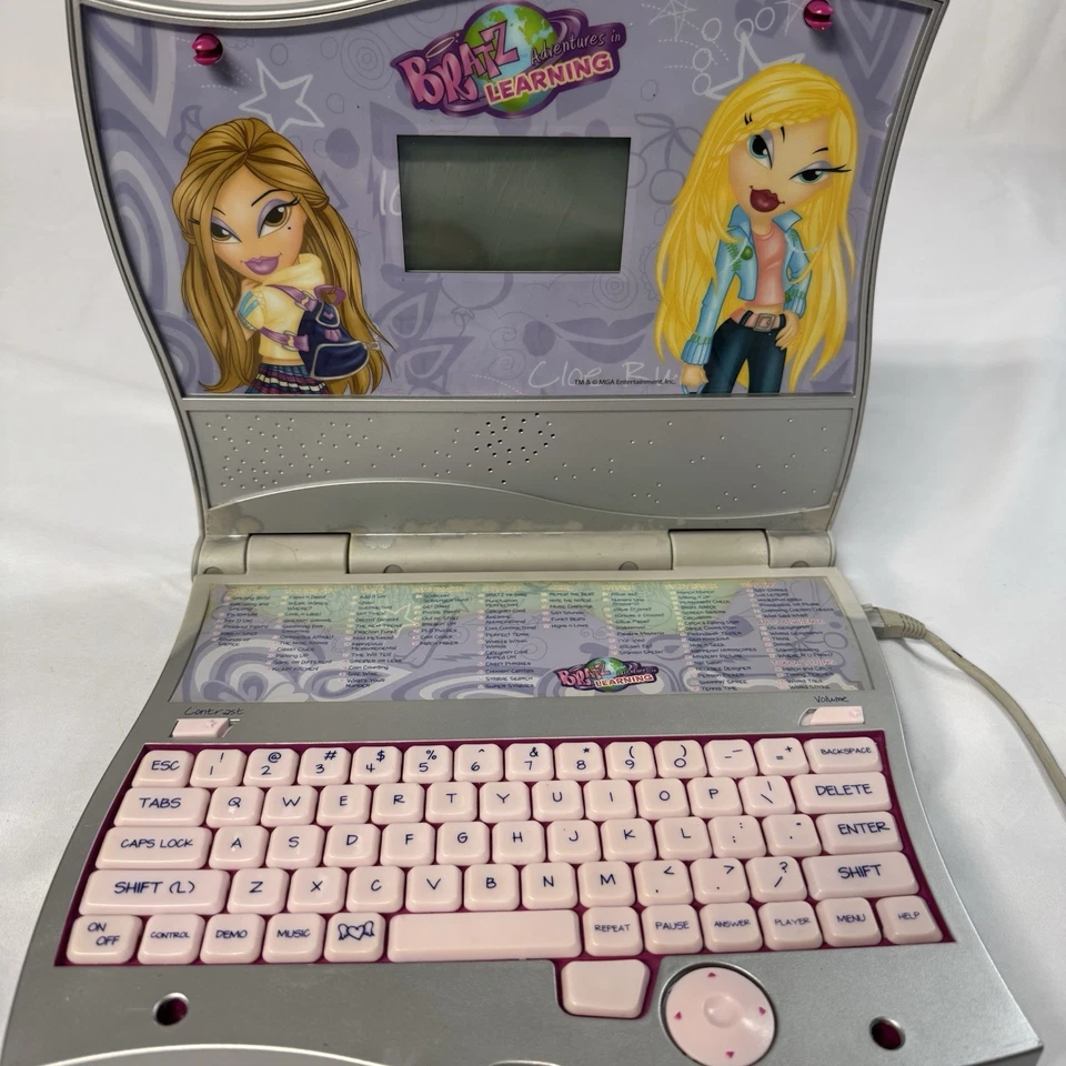 Bratz Learning Laptop & Mouse  XOXO Spell Grammar-Non Working Parts Only - Image 3 of 4
