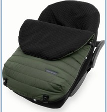 Infant Car Seat Footmuff Weather Resistant Bunting Bag Dark Green Little Unicorn