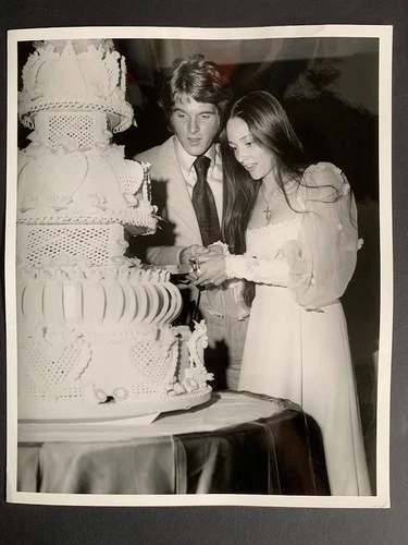 DINO  DEAN MARTIN   OLIVIA HUSSEY  Vintage Rare Original Press Photo 23 APR 1971
