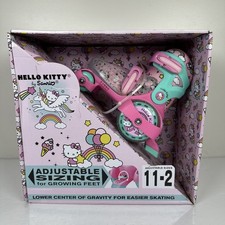Hello Kitty EZ Roll Adjustable Roller Skates by Roller Derby, Size 11-2