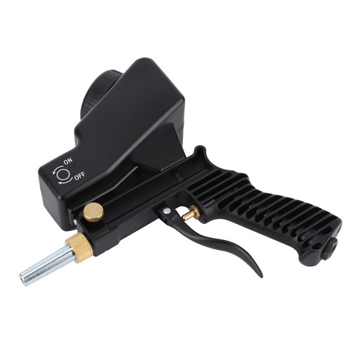 Ι Black Portable Gravity Type Small Sandblasting Gun Sandblaster Car Automobile - Picture 9 of 12