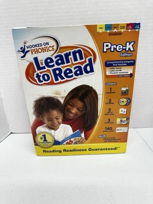Hooked On Phonics  Learn To Read Pre-K Edition Complete Workbooks CDs Cards Etc