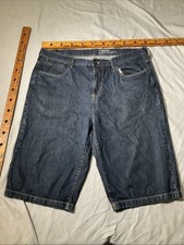 Vintage Sean John Hamilton Shorts Mens 40 Blue Baggy Jean Relaxed Fit Y2K Street