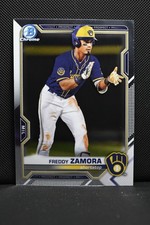 2021 Topps Bowman Chrome - Freddy Zamora #BCP-2 Brewers