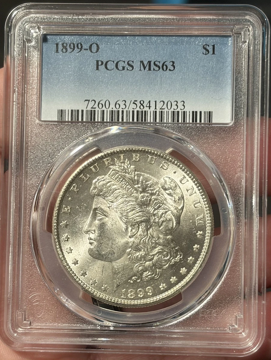 MS 63 Graded 1899 Year Morgan US Dollars (1878-1921) for sale | eBay