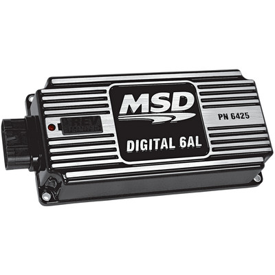 MSD 64253 Black, 6AL, Digital Ignition w/Rev Control - Black