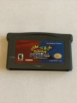 Pokemon Pinball Ruby & Sapphire Nintendo Game Boy Advance GBA Authentic Tested