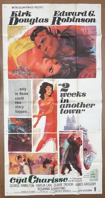 Two Weeks in Another Town (1962) Original Two Panel Movie Poster 41x78