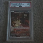 Pokémon Team Rocket's Meowth 203/182 Illustration Rare Holo PSA 9 Sv10 2025