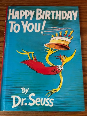 DR SEUSS ''Happy Birthday to You!'' Random House 8.5x11 Hardcover Children's Book!