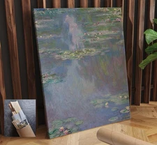 Claude Monet Gardens Pond Impressionism Landscape CANVAS WALL ART 24x30 in