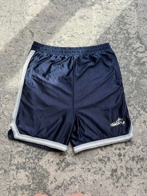 Vintage AND1 Navy Blue Mixtape Tour Basketball Shorts Size XL