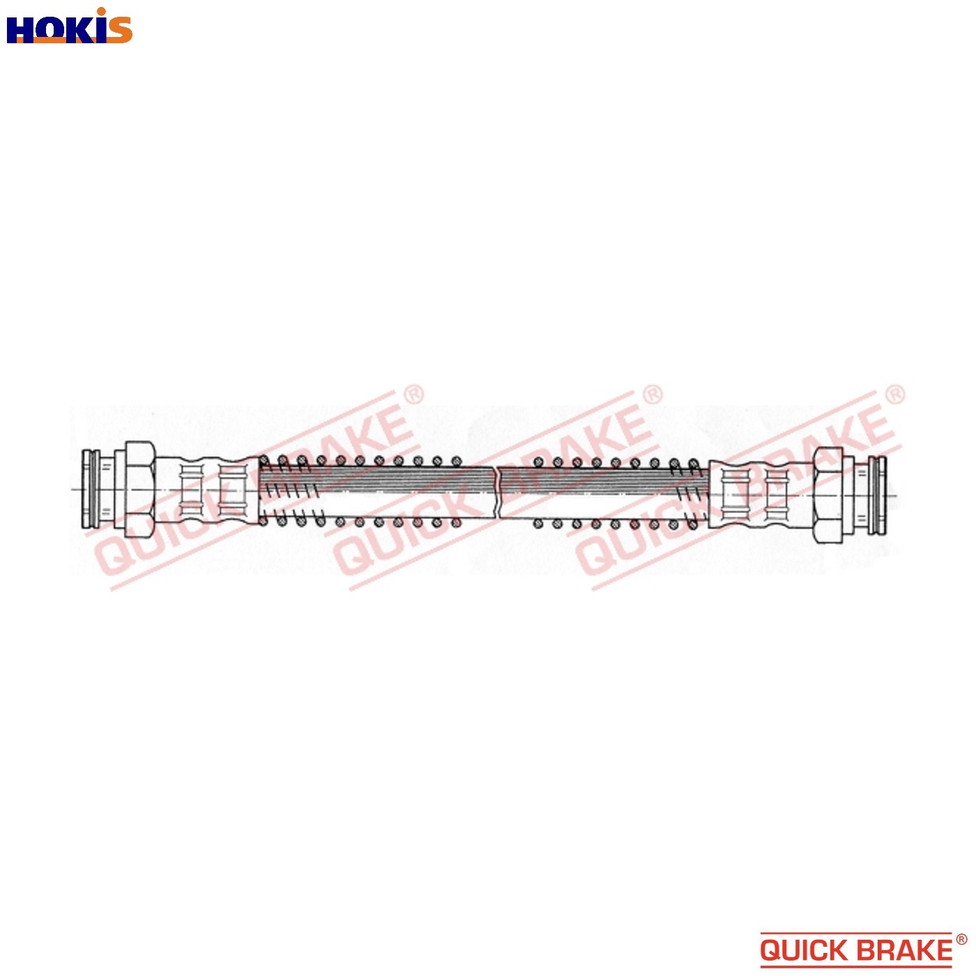 BRAKE HOSE 22.512 FOR PEUGEOT 306/Hatchback/Convertible/Break/Van  CITROEN