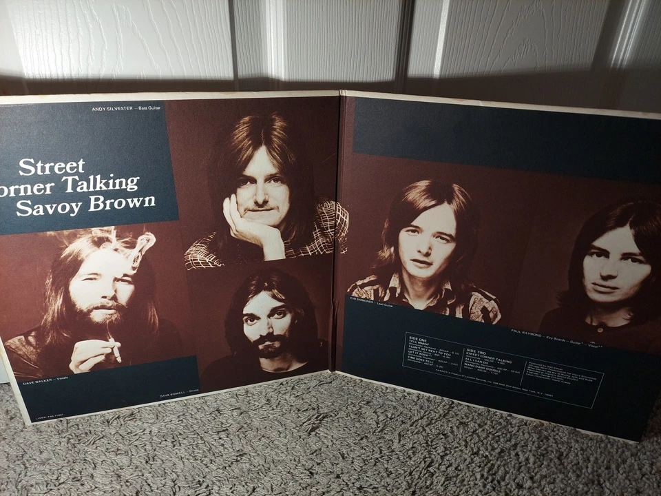 Savoy Brown Street Corner Talking Vinyl LP Record, 1971 Playtested Sounds Good - Image 3 of 4