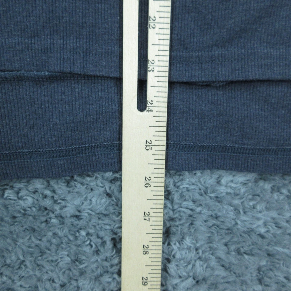 Fresh Produce Sweater Womens Medium Large Blue Waffle Knit Pullover Made USA - Image 4 of 4