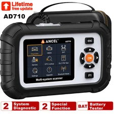 Car Engine ABS SRS Diagnostic Tool OBD2 Scanner Code Reader with Battery Tester