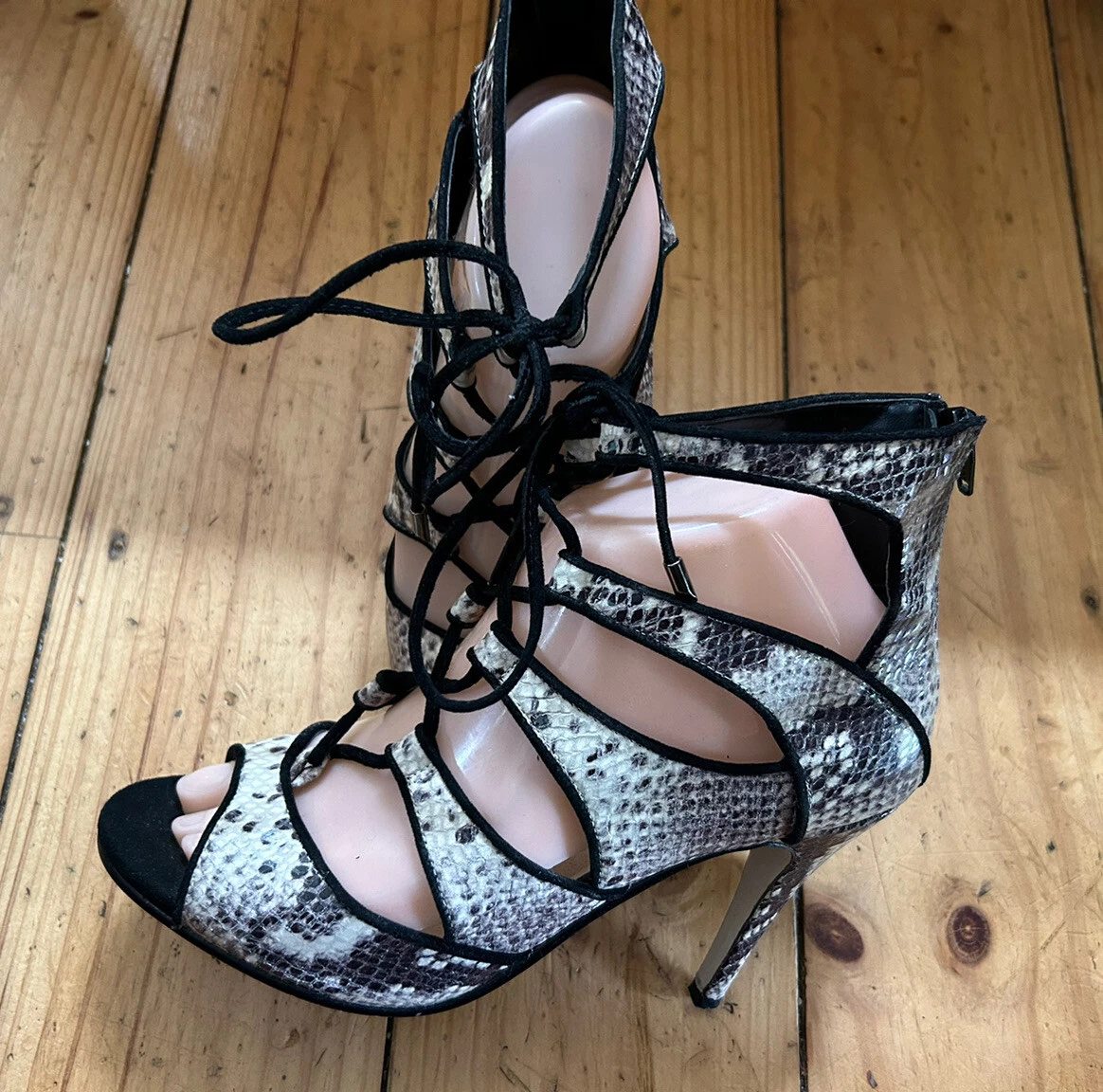 Grey animal deals print shoes