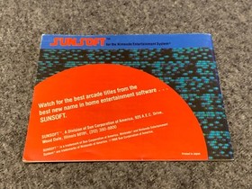 Blaster Master NES solo manuale (1988) NES-VM-USA