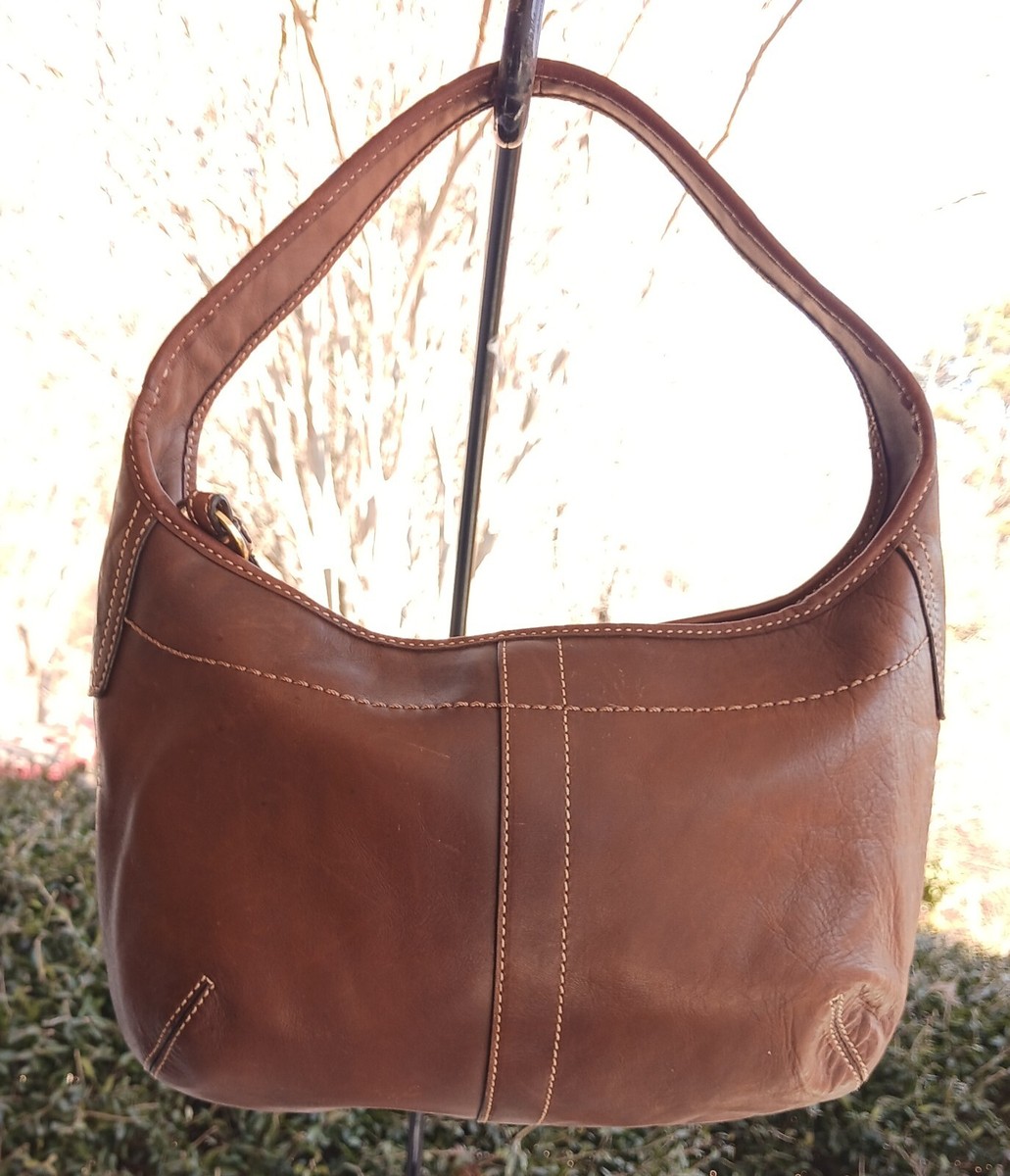 Coach 11282 MINI Tobacco Brown Leather Ergo Shoulder Bag | eBay