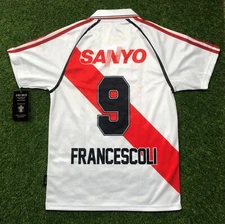 River Plate - Camisa Replica de Futbol Retro, 1994 (Tallaje Americano)