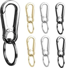 Keyring Key Chain Rings, 6PCS Key Organizer Key Chain Hooks Metal Key Holder Fr.