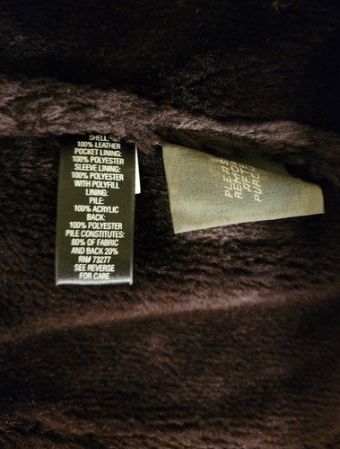 CHADWICK'S green leather suede jacket- size 12 - Picture 8 of 9
