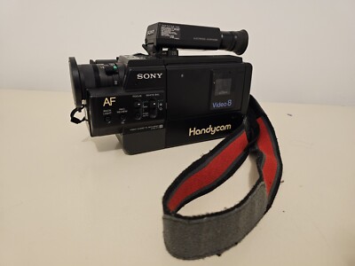Vintage SONY HANDYCAM CCD-V3 Video 8 Camera Recorder + Charger For