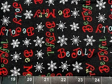 Tina SCRAP 9"x21" Christmas Snowflakes Snow Winter Merry Moda FABRIC COTTON