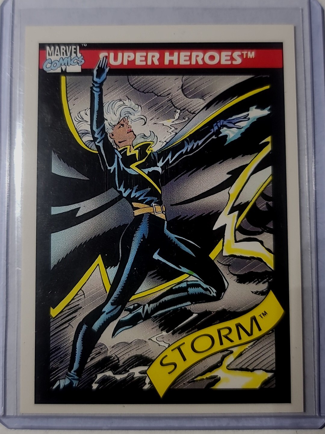 1990 Impel Marvel Universe Series 1 #24 Storm Trading Card - Ororo Munroe