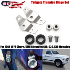 For 1969-1972 Chevy Blazer Jimmy Stainless Steel Tailgate Trunnion Hinge Set