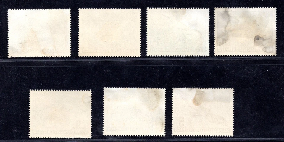 AUSTRIA 1950-1953 AIR MAIL SET SC. # C54-C50 MINT MOST NEVER HINGED GUM BLEEDS - Image 2 of 2
