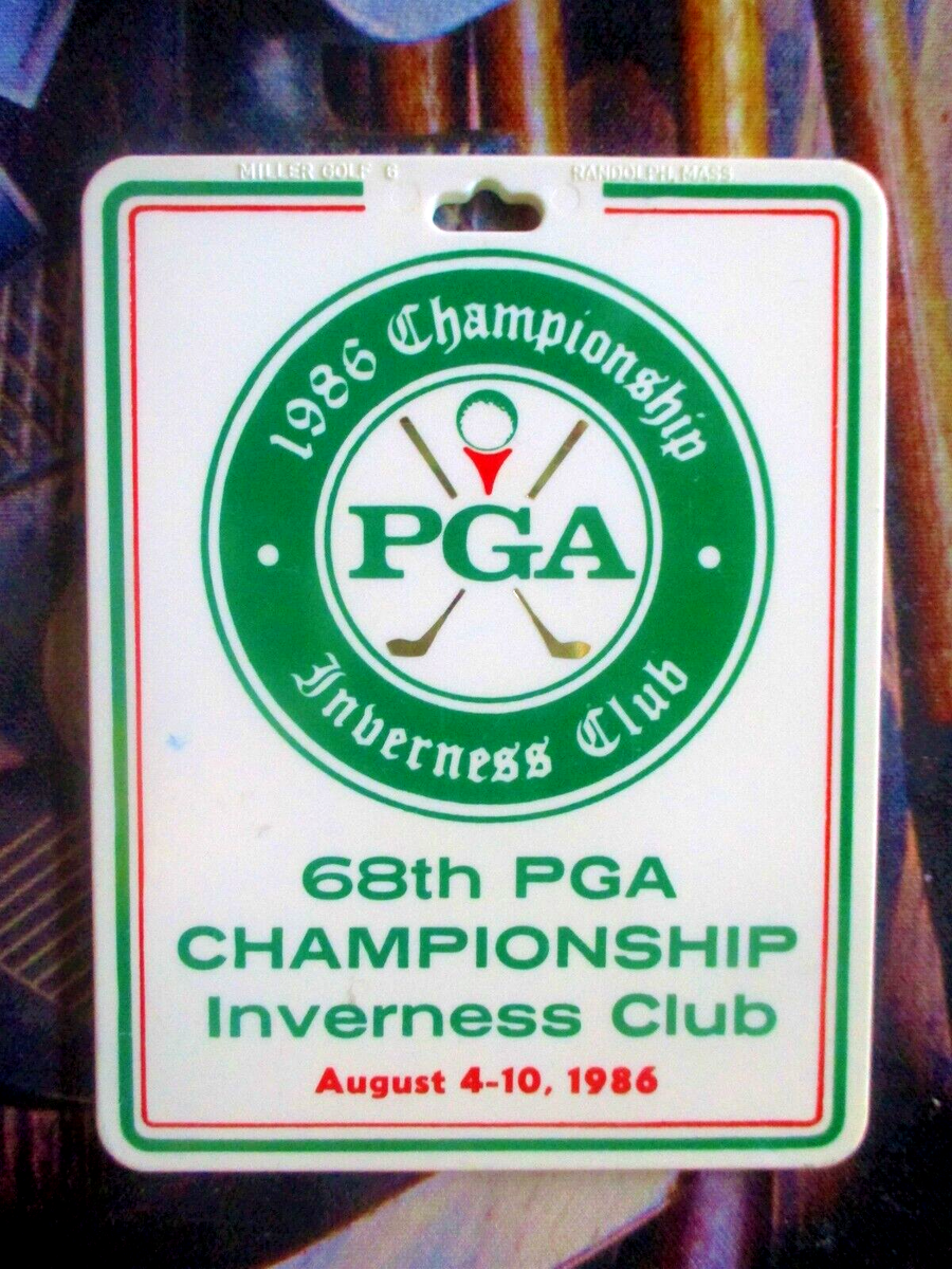 PGA バッジ ゴルフ コレクション vtg - PGA TOUR Golf Bag Tag - 1986 PGA CHAMPIONSHIP - Inverness