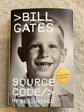 Source Code: My Beginnings SIGNED BOOK Bill G...