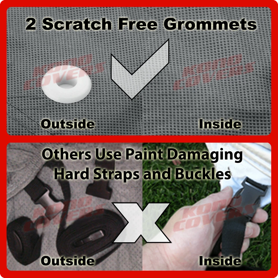 1960-1979 MG Midget 5 Layer Car Cover Fitted Water Proof Snow Rain Sun Dust - Image 3 of 4