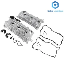 2 Left &Right Engine Valve Cover w/ Gasket Fit For Nissan Murano Quest 09-14 V6