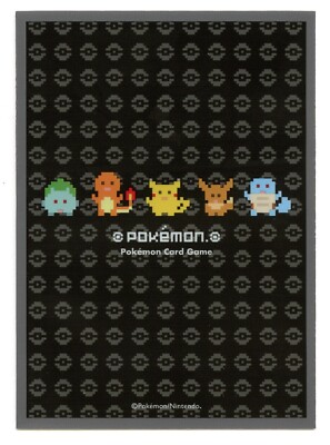 2019 Dot Sprite Pixel Pikachu & Friends Individual Sleeve Pokémon Center Japan