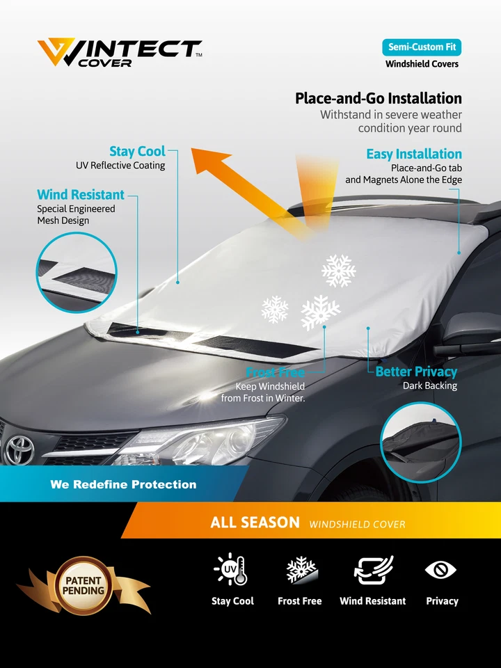 3D Wintect All Season Windshield Cover #F Foto 2 de 4