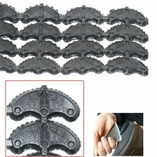 20 Pairs Rubber Sole Heel Savers Toe Plates Taps DIY Glue on Shoe Repair Pads