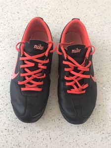 nike leather joggers